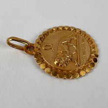 Load image into Gallery viewer, French Zodiac Leo Lion 18K Yellow Gold Charm Pendant
