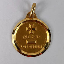 Load image into Gallery viewer, Augis French Plus Hier 18K Yellow Gold Love Charm Pendant
