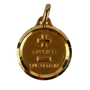 Augis French Plus Hier 18K Yellow Gold Love Charm Pendant