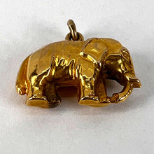 Load image into Gallery viewer, Lucky Elephant 9K Yellow Gold Charm Pendant
