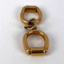 Load image into Gallery viewer, Horse’s Snaffle Bridle Bit 9K Yellow Gold Charm Pendant
