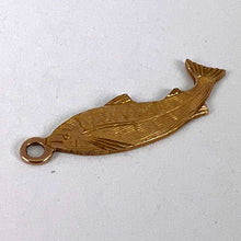Load image into Gallery viewer, Salmon 9K Yellow Gold Charm Pendant
