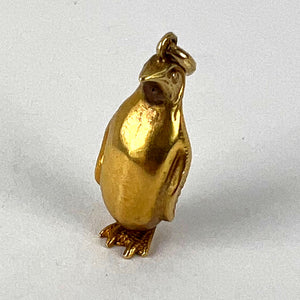 Penguin 14K Yellow Gold Charm Pendant