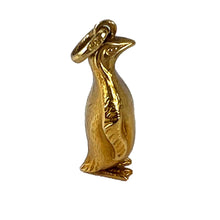 Load image into Gallery viewer, Penguin 14K Yellow Gold Charm Pendant
