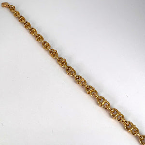 18 Karat Yellow Gold Mariner Chain Link Bracelet