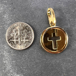 Cartier Trinity Cross 18K Gold Charm Pendant