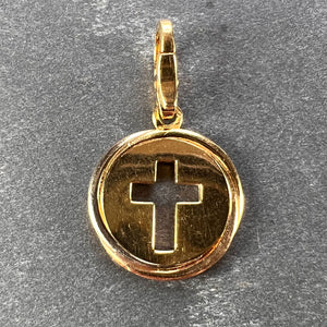 Cartier Trinity Cross 18K Gold Charm Pendant