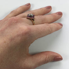 Load image into Gallery viewer, Edwardian 1.20 Carat Diamond Ruby Ring
