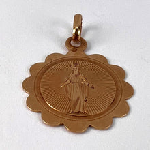 Load image into Gallery viewer, French Virgin Mary 18K Rose Gold Charm Pendant
