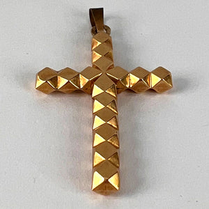 18K Yellow Gold Cross Pendant
