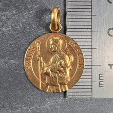 Load image into Gallery viewer, French Saint Pascal 18K Yellow Gold Charm Pendant

