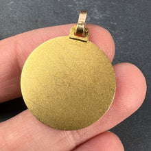 Load image into Gallery viewer, French Saint Christopher 18K Yellow Gold Charm Pendant
