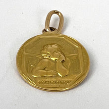 Load image into Gallery viewer, French Raphael’s Cherub 18K Yellow Gold Medal Pendant
