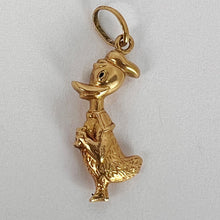Load image into Gallery viewer, Disney Donald Duck 18K Yellow Gold Charm Pendant
