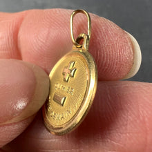 Load image into Gallery viewer, Augis French More Than Yesterday 18K Yellow Gold Love Charm Pendant
