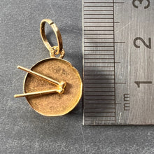 Load image into Gallery viewer, Drum 18K Yellow Gold Charm Pendant
