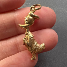 Load image into Gallery viewer, Disney Donald Duck 18K Yellow Gold Charm Pendant
