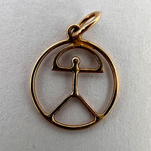 Load image into Gallery viewer, Indalo Man Good Luck 18K Yellow Gold Charm Pendant
