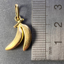 Load image into Gallery viewer, Bananas 18K Yellow Gold Fruit Charm Pendant
