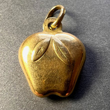Load image into Gallery viewer, Apple 18K Yellow Gold Fruit Charm Pendant
