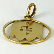 Load image into Gallery viewer, French Jesus 18K Yellow Gold Charm Pendant
