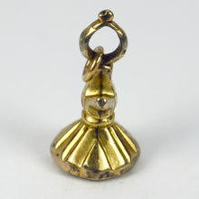 Load image into Gallery viewer, Foiled Rock Crystal Fob Seal Charm Pendant

