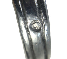 Load image into Gallery viewer, French silver coral lacquer target ring
