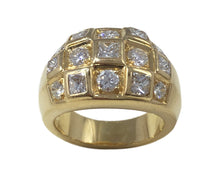 Load image into Gallery viewer, Princess Cut Diamond 18K Gold Ring
