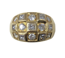 Load image into Gallery viewer, Princess Cut Diamond 18K Gold Ring
