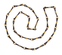 Load image into Gallery viewer, Boucheron Gold Leather &#39;Nautilus&#39; Necklace
