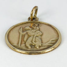 Load image into Gallery viewer, 9K Yellow Gold Saint Christopher Charm Pendant
