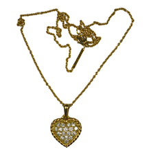 Load image into Gallery viewer, Van Cleef &amp; Arpels Diamond Gold Heart Pendant Necklace
