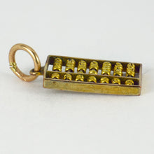 Load image into Gallery viewer, 14K Yellow Gold Abacus Charm Pendant

