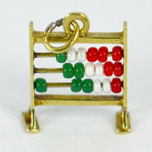 Load image into Gallery viewer, Abacus 9K Yellow Gold Charm Pendant
