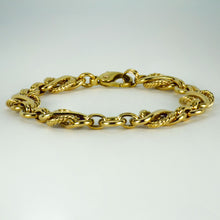 Load image into Gallery viewer, 9 Karat Yellow Gold Fancy Link Bracelet
