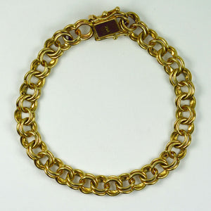 14K Yellow Gold Parallel Curb Link Bracelet