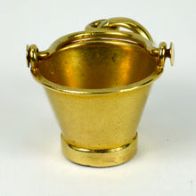 Load image into Gallery viewer, 18 Karat Yellow Gold Bucket Charm Pendant

