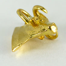 Load image into Gallery viewer, 9K Yellow Gold Bull Head Charm Pendant
