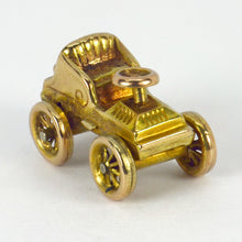 Load image into Gallery viewer, 9K Yellow Gold Mechanical Car Charm Pendant
