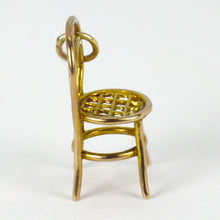 Load image into Gallery viewer, 9K Yellow Gold Chair Charm Pendant
