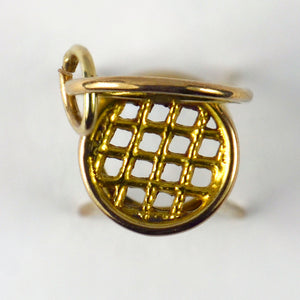 9K Yellow Gold Chair Charm Pendant