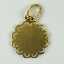 Load image into Gallery viewer, Italian 18K Yellow Gold Zodiac Pisces Charm Pendant
