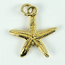 Load image into Gallery viewer, 14K Yellow Gold Starfish Charm Pendant
