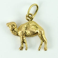 Load image into Gallery viewer, 18K Yellow Gold Dromedary Camel Charm Pendant
