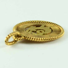 Load image into Gallery viewer, French 18K Yellow Rose Gold Zodiac Capricorn Charm Pendant
