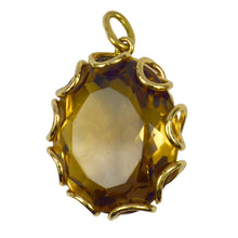 Load image into Gallery viewer, 9K Yellow Gold Citrine Pendant
