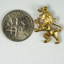 Load image into Gallery viewer, 9K Yellow Gold Lion Charm Pendant
