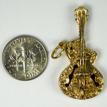 Load image into Gallery viewer, 9K Yellow Gold Electric Guitar Charm Pendant
