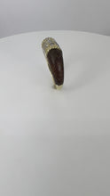 Load and play video in Gallery viewer, French 18K Gold Wood Diamond Philippine style Ring
