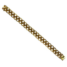 Load image into Gallery viewer, 14K Yellow Gold Engraved Double Curb Link Bracelet
